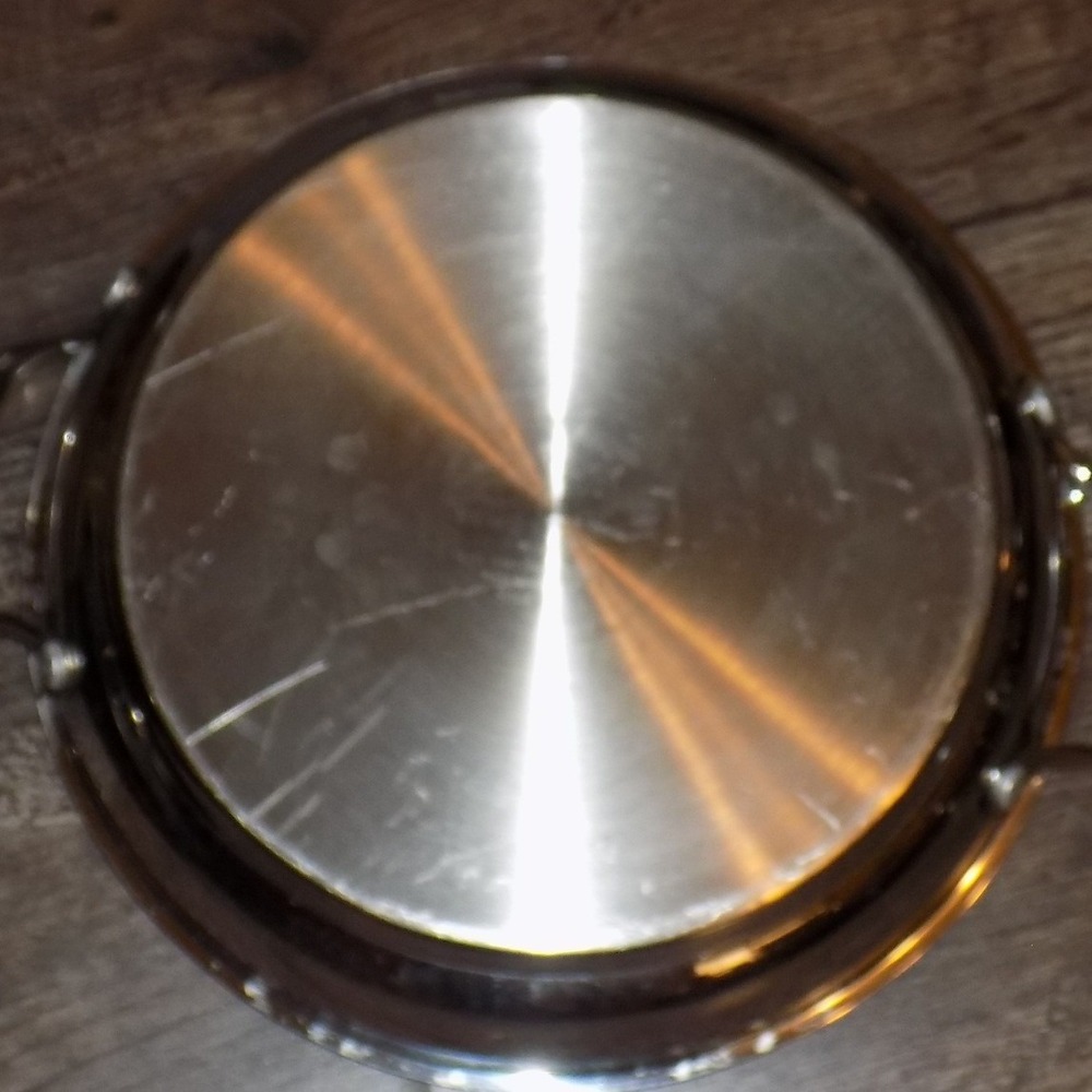 Wolfgang Puck Bistro Collection 12" Brazier Pan Silver 18-10 Stainless Steel - Picture 5 of 8